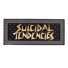 High quality die cut fully embroidered 3.5 patch made in u.s. Suicidal Tendencies Logo Magnet Hhv