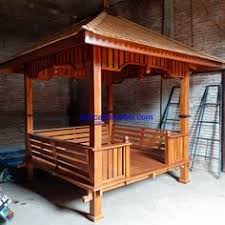30 Ide Gazebo Jepara Gazebo Minimalis Kayu