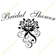 Bridal Shower Clip Art Name Bridal Shower Rose Swirls Description The Words Bridal Shower And Shower Rose Bridal Bridal Shower