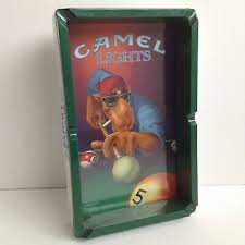 The joe camel ads, while certainly not as detrimental to society as moral watchdog groups would claim, absolutely came with myriad of mixed messages. Camel Lights Pool Table Ashtray And Joe Cool Drink Koozie 10 76 Picclick Uk