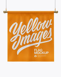 Square Flag Mockup Front View In Object Mockups On Yellow Images Object Mockups Mockup Free Psd Free Psd Mockups Templates Psd Mockup Template