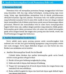 Teknik dalam permainan bola voli ada 2 macam, yaitu : Materi Pjok Kelas 11 Bola Voli Portal Edukasi
