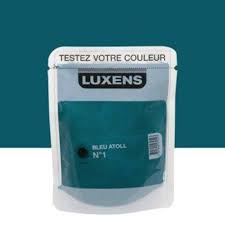 Testeur Peinture Bleu Atoll 1 Luxens Couleurs Interieures Satin 0 05 L Leroy Merlin Couleur Interieure Peinture Bleu Couleur Peinture