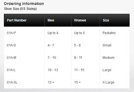 44 Logical Air Cast Boot Size Chart