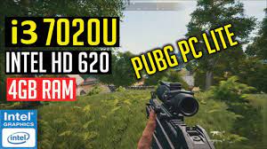 Pubg Pc Lite Test Intel I3 7020u Intel Hd 620 Graphics 4gb Ram Youtube