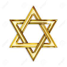 19601053 Illustration Of Golden Hexagram On White Background Stock Illustration Jpg 1300 1300 Estrella De David Tarjeta Empresa Estrellas