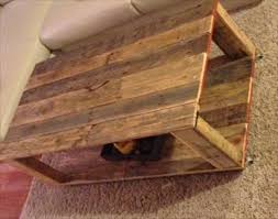 Then, drill the holes for the bolts. Diy Pallet Wood Coffee Table Wooden Pallet Furniture