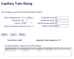 Capillary Tube Conversion Chart Unexpected Capillary Tube