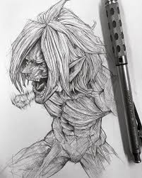 Release The Titan Inside Of You Art Made By Mexican Artist Efrain Malo Maloart Sketch Pencil Draw Pencilart Drawin Attack On Titan Art Art Drawings
