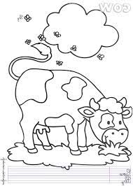 coloriage vache 3 coloriages animaux de la ferme en faire des licorne ballon
