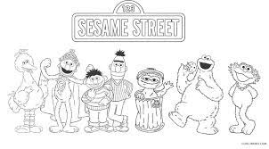 Sesame street elmo coloring pages are a fun way for kids of all ages to develop creativity, focus, motor skills and color recognition. Free Printable Sesame Street Coloring Pages For Kids