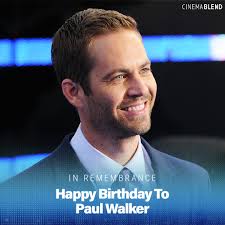 Happy Birthday to Paul Walker! 📸: Getty