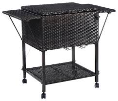 Maybe you would like to learn more about one of these? Costway Portable Rattan Cooler Cart Trolley Outdoor Patio Pool Ice Drink Mix Tropical Outdoor Serving Carts By Goplus Corp Houzz