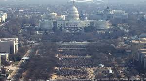 President obama takes the oath of office at the u.s. 2009 Vs 2017 Comparing Trump S And Obama S Inauguration Crowds Abc News