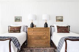 Furniture cabinets, wall units roger wooden french classic antique vintage bedroom furniture for sale descripition modern wood. Rustic Modern Bedroom Makeover With Twin Beds Maison De Pax