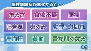 nhk健康 頭痛 むくみ 吐き気 だるいなど 慢性腎臓病 の主な症状とリスク 慢性腎臓病 腎臓病 健康