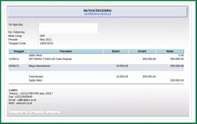 Jadi, pihak bank bri memiliki ketentuan biaya sebesar rp. Pengertian Bentuk Dan Contoh Rekening Koran Serta Giro Lengkap