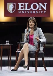 Former us ambassador to the un nikki haley has joined the growing parade of republicans eager to publicly distance themselves from former president donald trump amid his second impeachment. Elon University Today At Elon Nikki Haley Urges A Focus On Similarities Over Differences During Fall Convocation Address