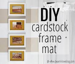 Make sure the screws you use are not longer than your wood! Diy Cardstock Mat Bean In Love