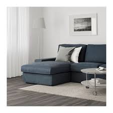 Kivik Sofa With Chaise Hillared Dark Blue Ikea Kivik Sofa Ikea Sofa Three Seat Sofa