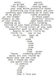 Botanic Declaration Poetry Ideas Concrete Poem Teaching Poetry