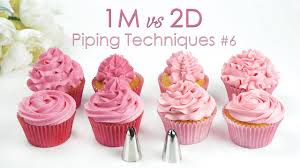 Find the piping tips from heirol: Rosette Cupcake Swirl Cupcake Piping Techniques Tutorial Youtube