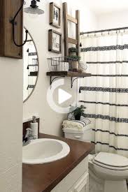 Rustic bathroom ideas on a budget. Pin By Bathroom Decoration By Zaeta On Bathroom Decoration Rustic Bathroom Ideas Farmhouse Bathroom Decor Bathroom Styling