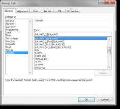 Choose either currency or accounting. Learn Excel Custom Number Formats With This Definitive Guide