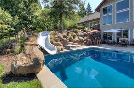 31 Tolle Ideen Fr Einen Pool Mit Rutsche Herrlich Pool Rutsche Selber Bauen Schwimmbad Designs Pool Rutsche Rutsche Selber Bauen