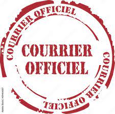 Courrier officiel