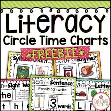 Morning Meeting Literacy Circle Time Chart Free Sample Pack
