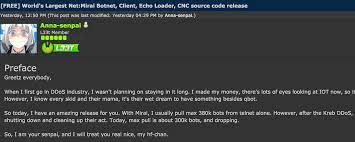 Who is Anna-Senpai, the Mirai Worm Author? – Krebs on Security