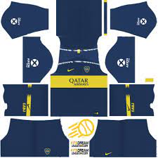 Dls personalizados, rio de janeiro. Kit Boca Juniors Dream League Soccer Kits 2018 2019 Uniformes De Futbol Mejores Camisetas Camisetas De Futbol