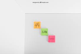 Download Free Psd Post Its Mockup