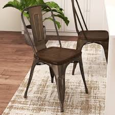 Isaac Metal Slat Back Stacking Side Chair In Gunmetal Side Chairs Stacking Side Chair Farmhouse Chairs