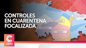 There are 12 stations on the map: 42 Puntos De Control En 5 Localidades De Bogota Durante La Cuarentena Focalizada