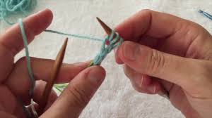 Some patterns say yon or yarn over needle. Botanic Shawl Provisional I Cord Tab Youtube