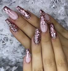 Coat the nail in glittery polish, then outline with a solid color. 49 Best Glitter Nail Art Ideas For Glam Looks