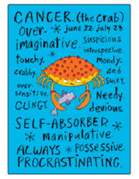 Cancer is represented by the crab and is a water sign. B A D T R A I T S O F C A N C E R W O M A N Zonealarm Results