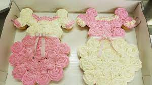 Twin Girl Baby Shower Twin Girls Baby Shower Baby Shower Cakes Girl Baby Shower Cupcakes For Girls