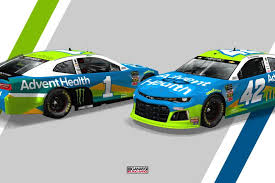 Including nascar jackets, nascar, tees, nascar caps. Adventhealth Grows Partnership With Chip Ganassi Racing To Include Both Kyle Larson And Kurt Busch And The No 42 And 1 Cars Adventhealth Shawnee Mission Adventhealth