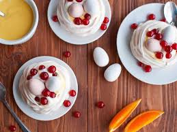 We bought the ice cream maker attachment for our. Meringue Nests With Orange Curd Cream And Easter Eggs Make The Cutest Easter Dessert Ever