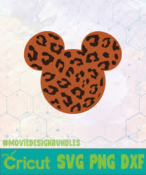 Choose from 22000+ mickey head graphic resources and download in the form of png, eps, ai or psd. Mickey Mouse Cheetah Disney Logo Svg Png Dxf Movie Design Bundles