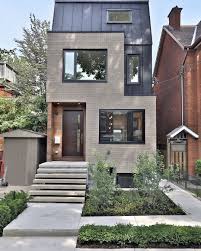 Unique Urban Homes On Instagram Just Listed Today This Handsome Detached Home Moments To Ossington Vi Minimal House Design Facade House Narrow House Designs