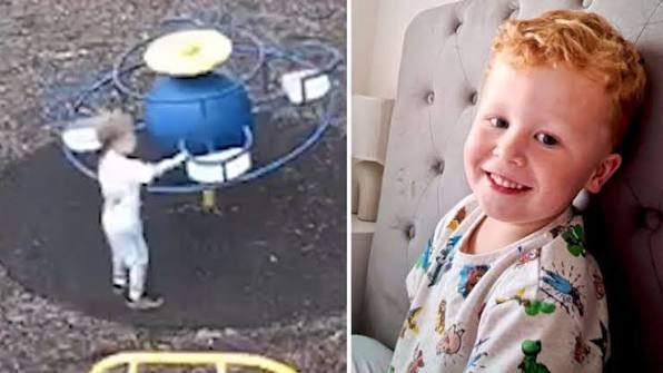 Devastating. Three-year-old Noah Woods 🕊️