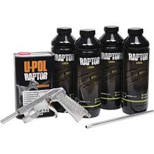 U Pol Raptor Spray On Truck Bed Liner Kit Black Tp Tools Equipment