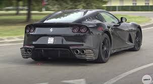 Novitec is a tuner of expensive performance cars, and the ferrari 812 superfast is the latest it's gone all out on. Ferrari 812 Prototype With Aero Mods On Its Rear Bumper Picture