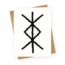 It suggests that you are leaving your choices and path in life to fate. Protection Rune Greeting Cards Lookhuman