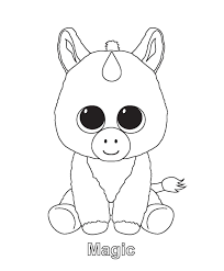Beanie Boo Coloring Pages Photo 12 Baby Unicorn Pictures Of Beanie Boos Unicorn Coloring Pages