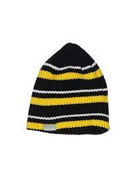Quiksilver Beanie Hat Women Black Stripes Accessories Second Hand Clothes Beanie Hats Hats
